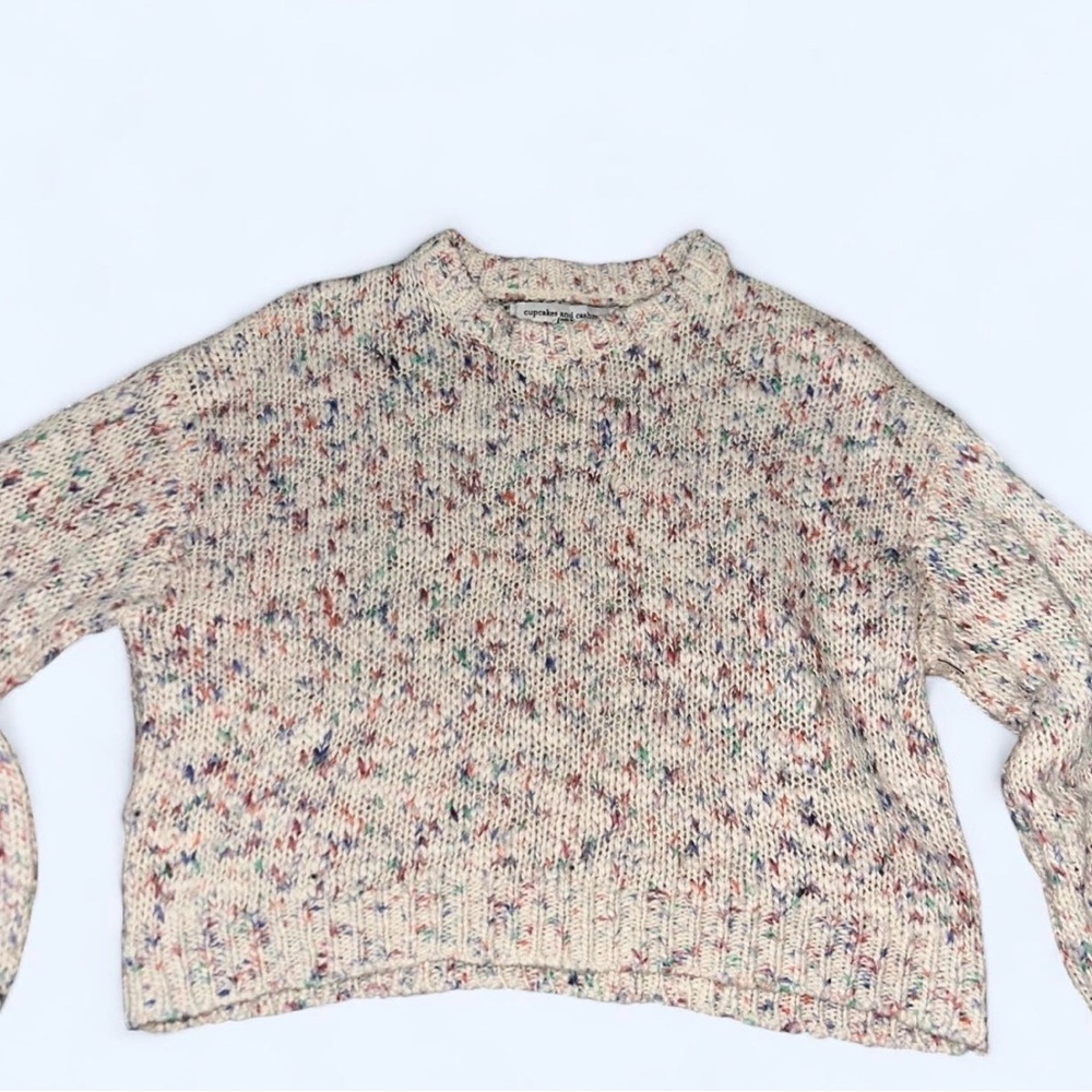 Cupcakes & Cashmere Multicolor Speckled Sweater